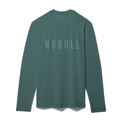 Men's Silver Pine NOBULL Long Sleeve Tee