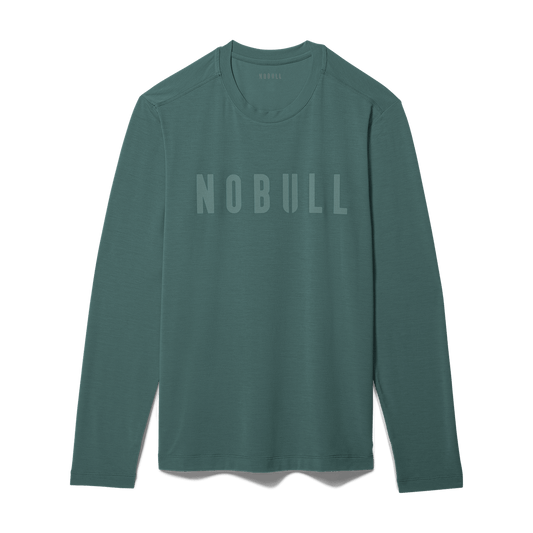 Men's Silver Pine NOBULL Long Sleeve Tee