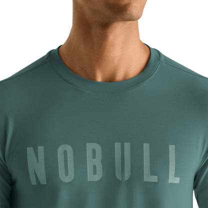 Men's Silver Pine NOBULL Long Sleeve Tee