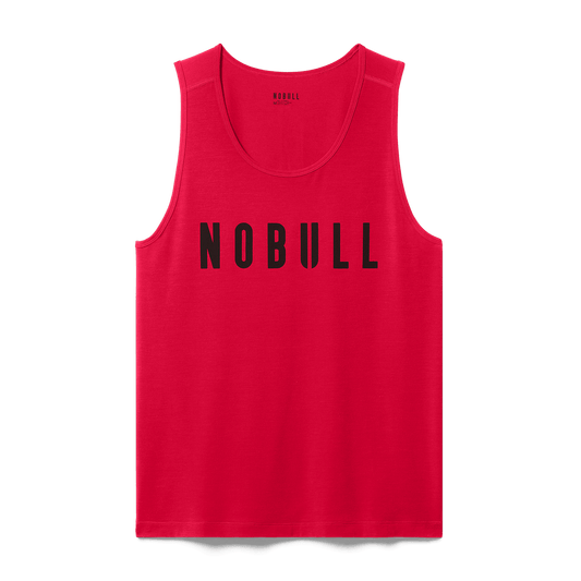 Men's Equestrian Red NOBULL Tank Top