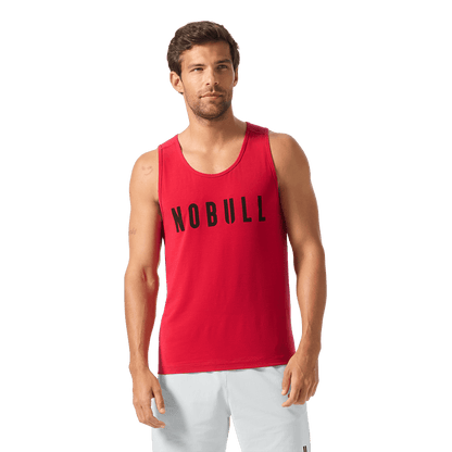 Men's Equestrian Red NOBULL Tank Top