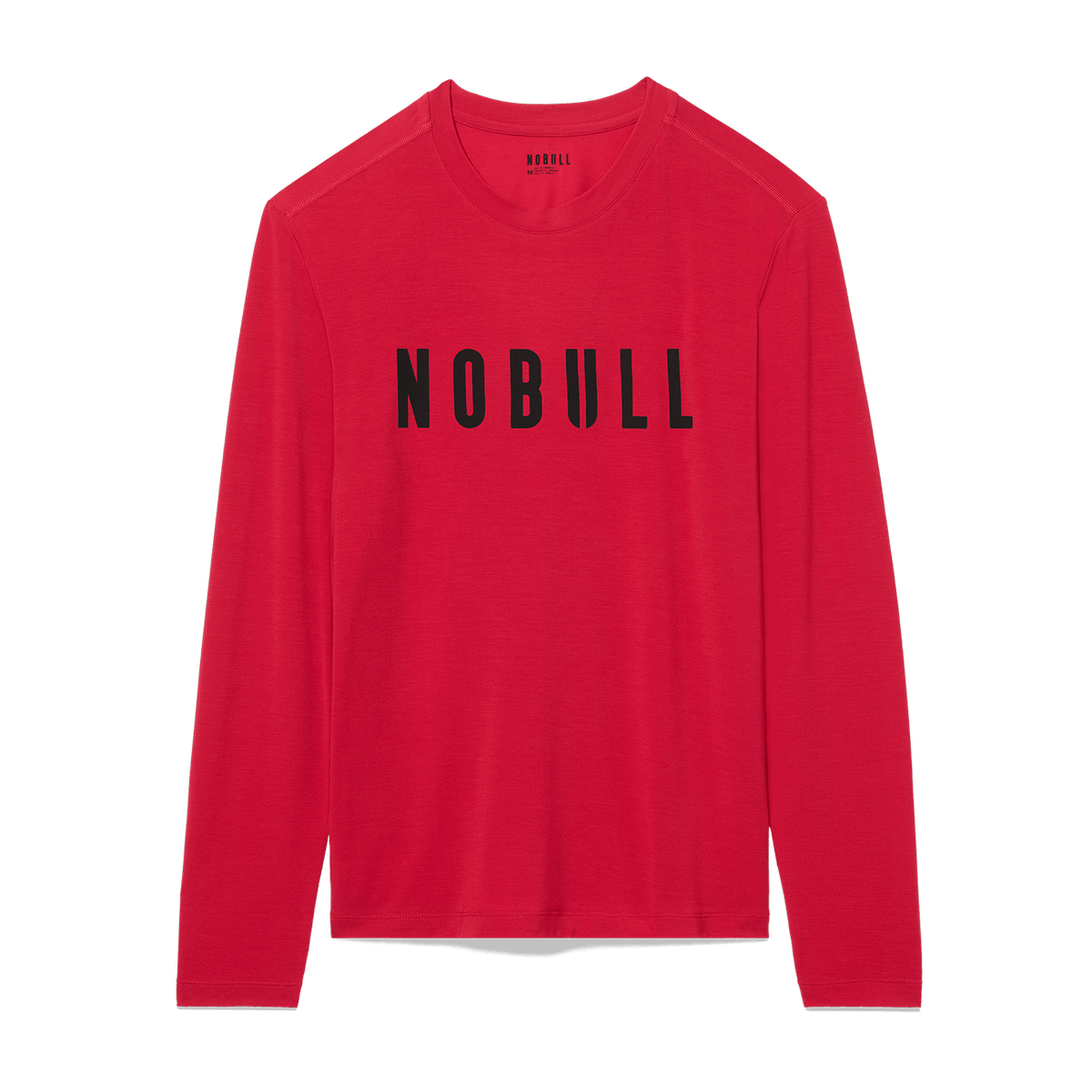 Men's Equestrian Red NOBULL Long Sleeve Tee