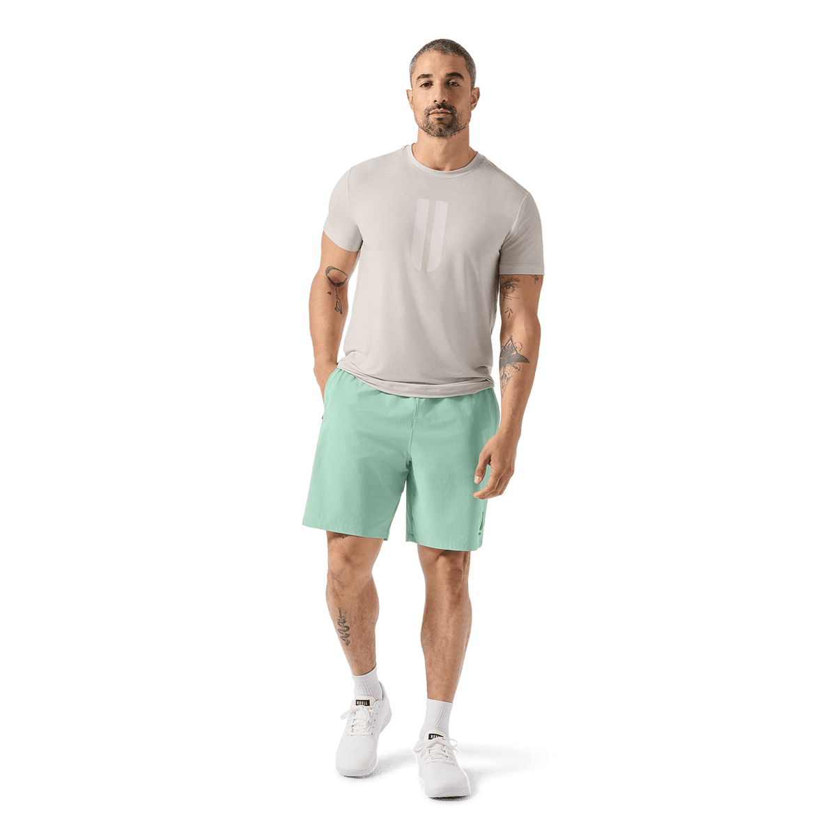 Men's Iceberg Green NOBULL Training Short 8" (Unlined)