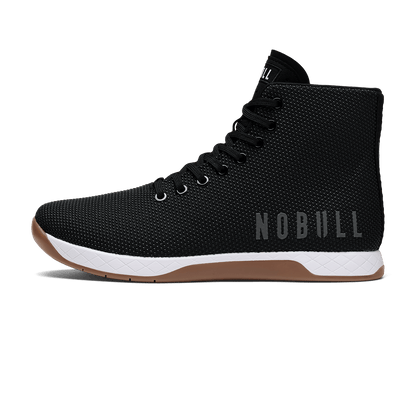 Women's Black White Gum Outwork High-Top Shoes