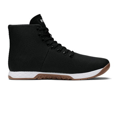 Women's Black White Gum Outwork High-Top Shoes