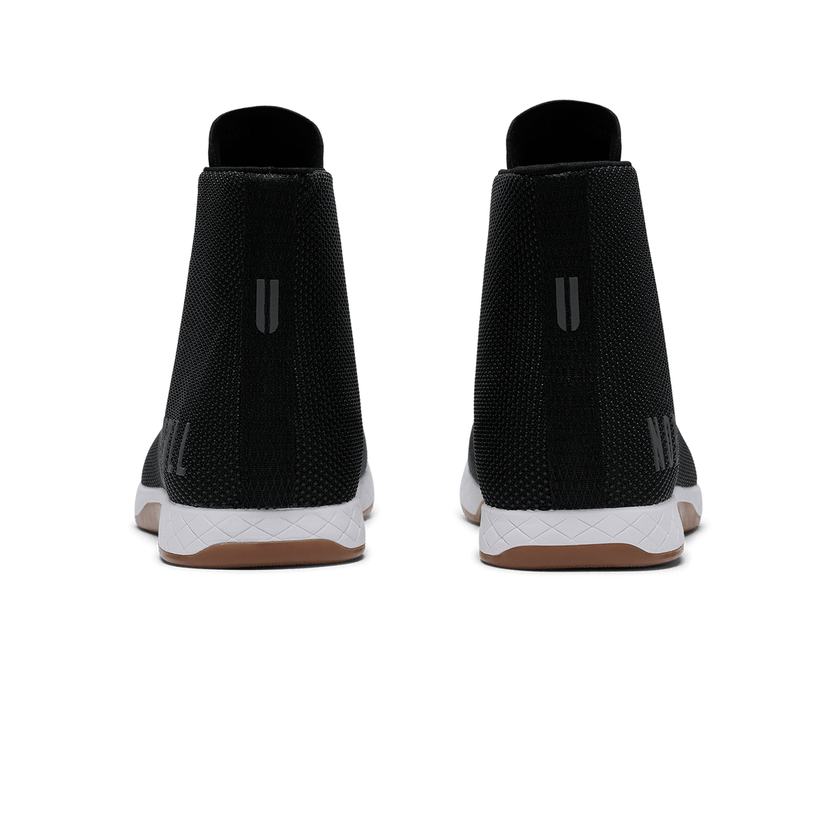 Women's Black White Gum Outwork High-Top Shoes