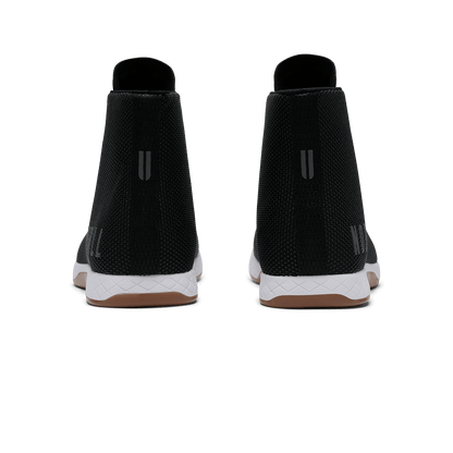 Women's Black White Gum Outwork High-Top Shoes
