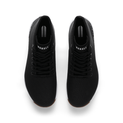 Women's Black White Gum Outwork High-Top Shoes