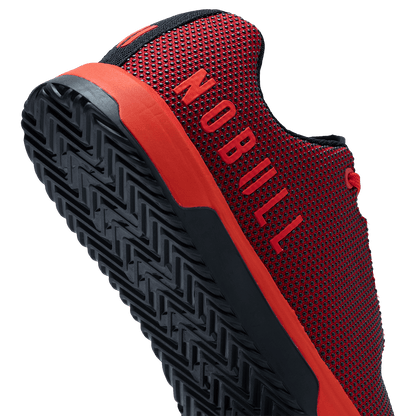 Women's Equestrian Red Outwork Edge Shoes