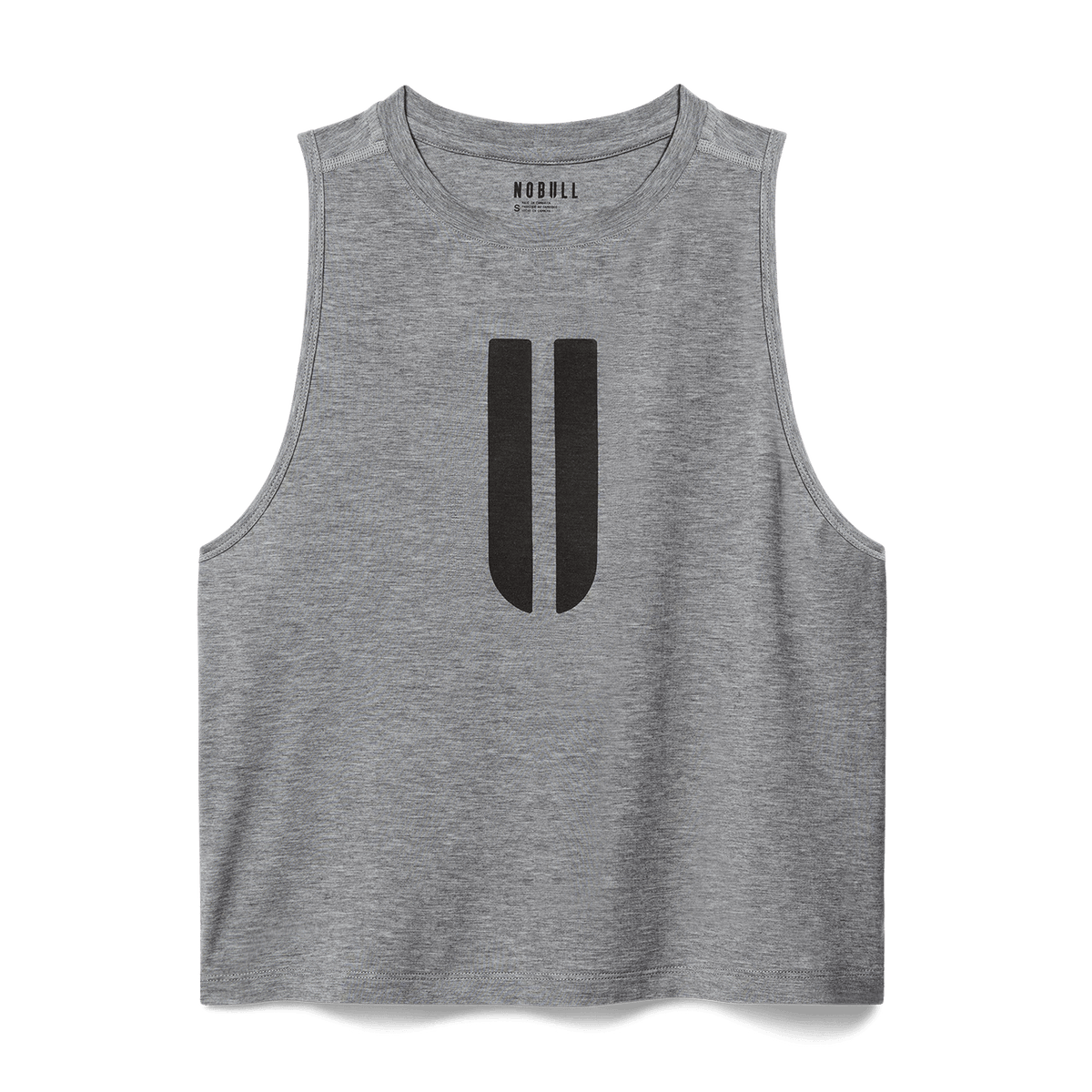 Women's Heather Grey U Muscle Tank Top