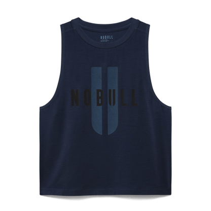 Women's Night Navy NOBULL U Muscle Tank Top
