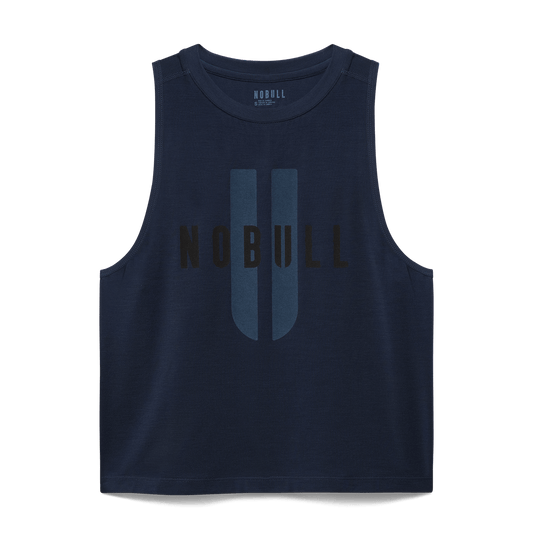 Women's Night Navy NOBULL U Muscle Tank Top