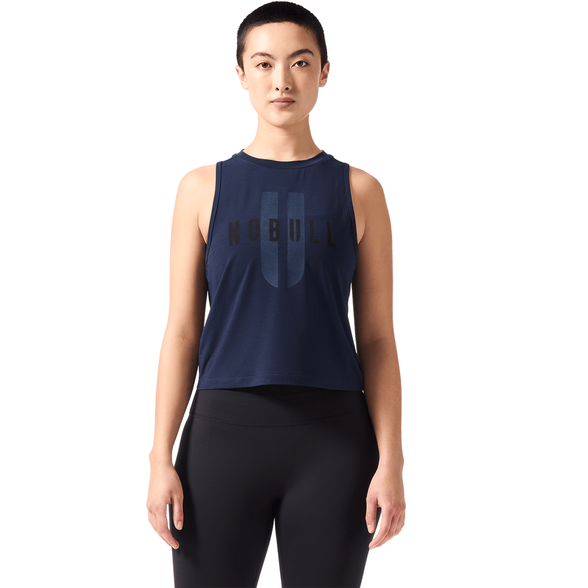 Women's Night Navy NOBULL U Muscle Tank Top