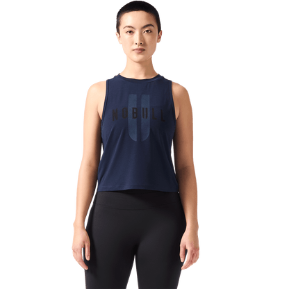Women's Night Navy NOBULL U Muscle Tank Top