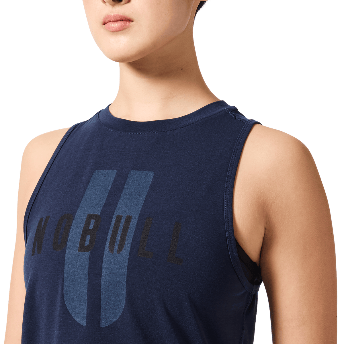 Women's Night Navy NOBULL U Muscle Tank Top