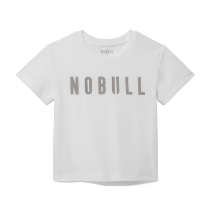 Women's White NOBULL Fitted Tee