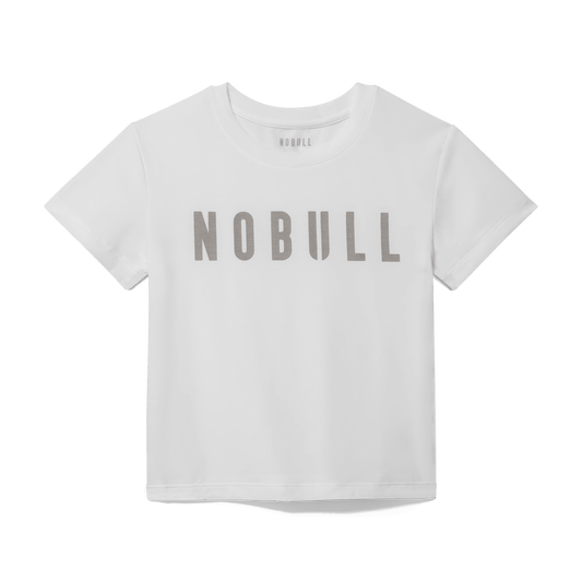 Women's White NOBULL Fitted Tee
