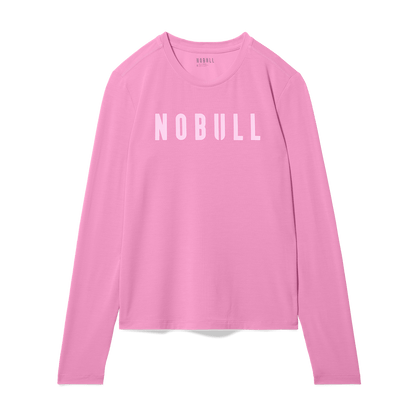 Women's Soft Pink NOBULL Long Sleeve Tee