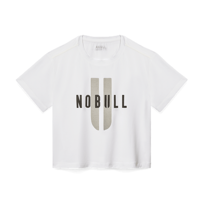 Women's White NOBULL U Boxy Tee