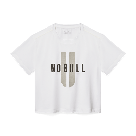 Women's White NOBULL U Boxy Tee