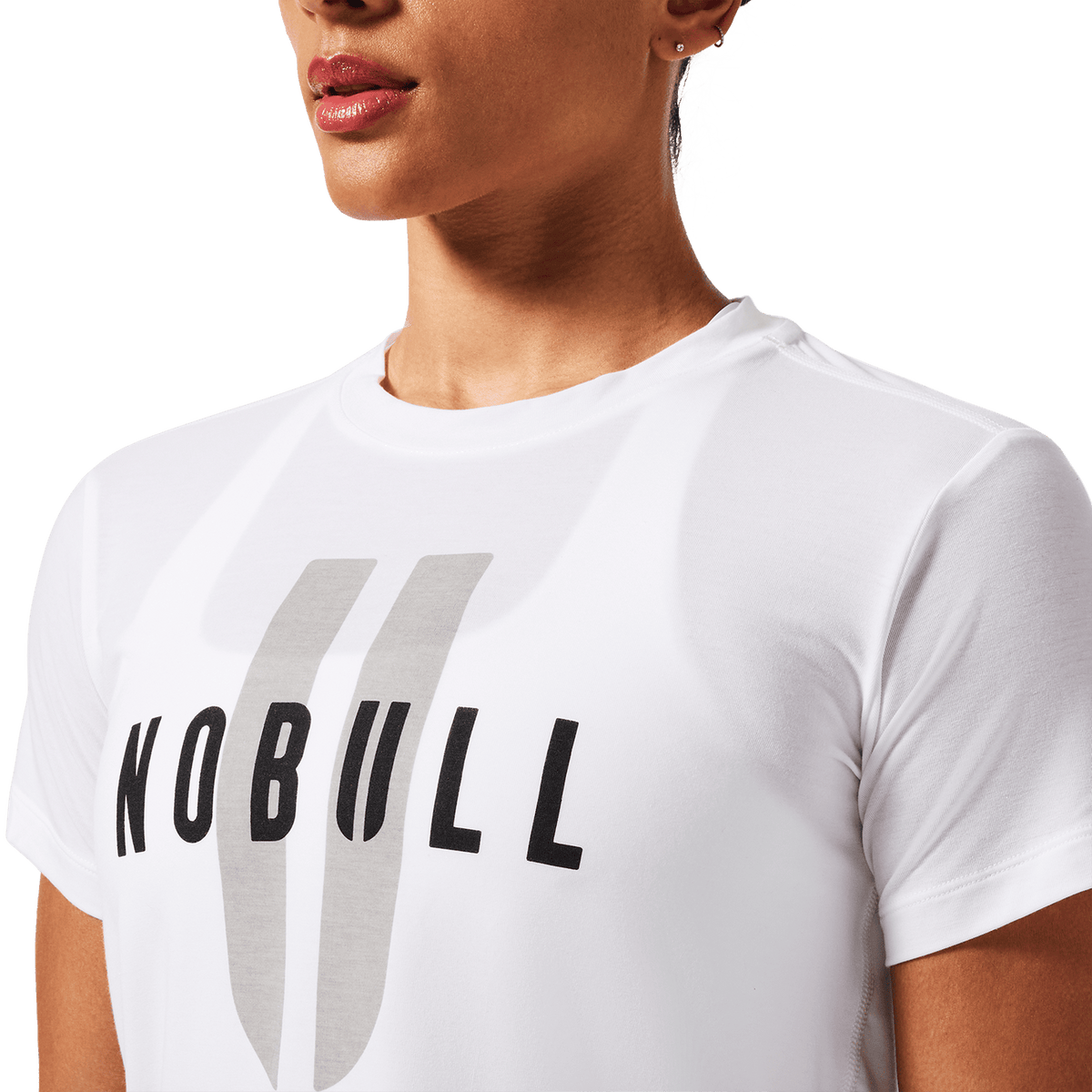 Women's White NOBULL U Boxy Tee