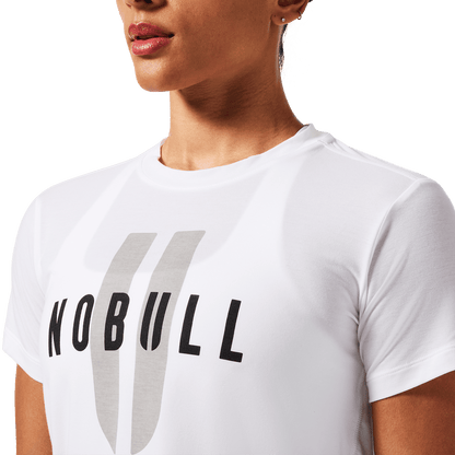 Women's White NOBULL U Boxy Tee