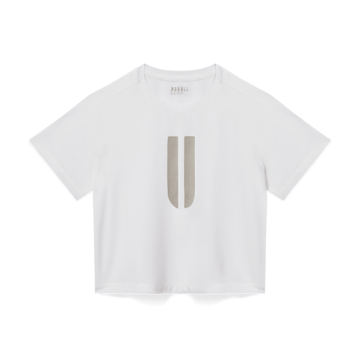 Women's White U Boxy Tee