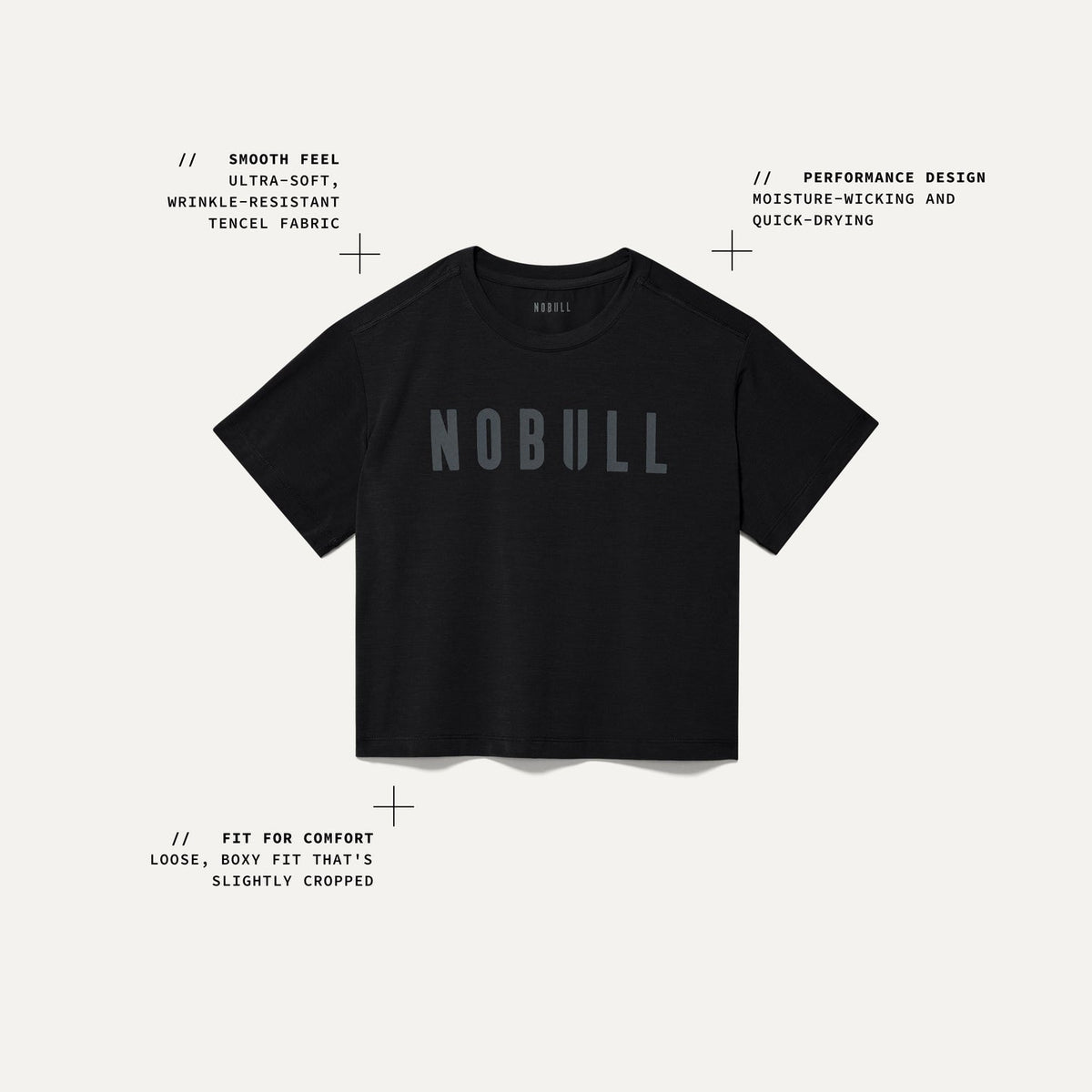 Women's Soft Pink NOBULL Boxy Tee