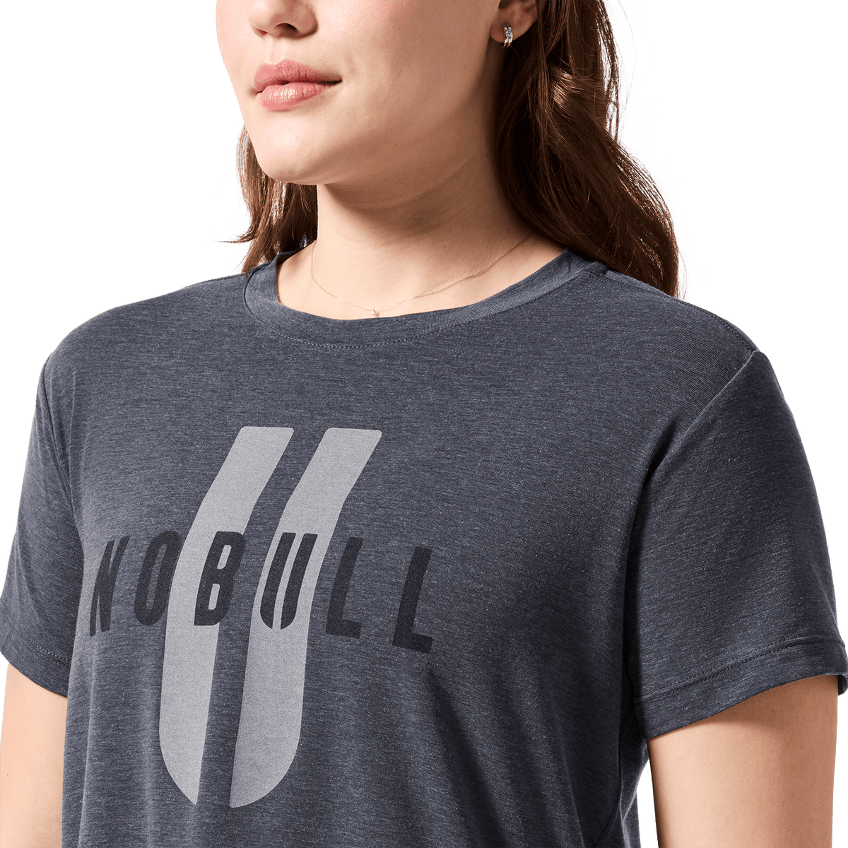 Women's Charcoal Heather NOBULL U Boxy Tee